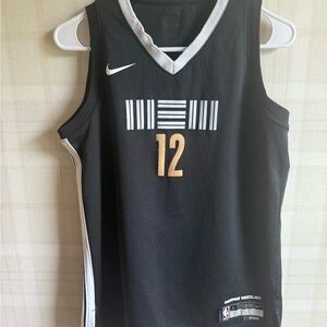 Memphis grizzlies Morant Basketball Jersey with# 12 youth Large
